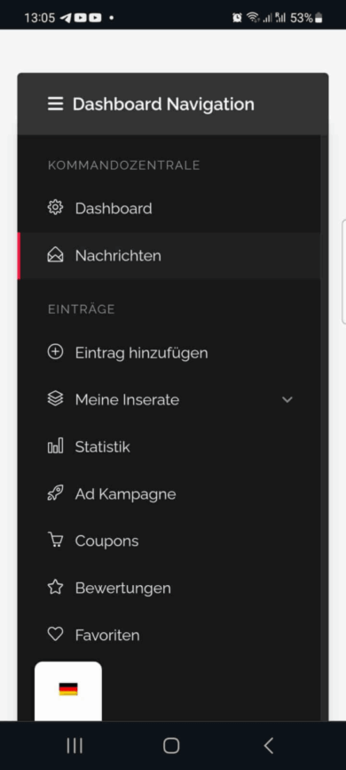 Wie es funktioniert. Schritt für Schritt. 8 Screenshot Schritt 6. Dashboardübersicht KompassPY